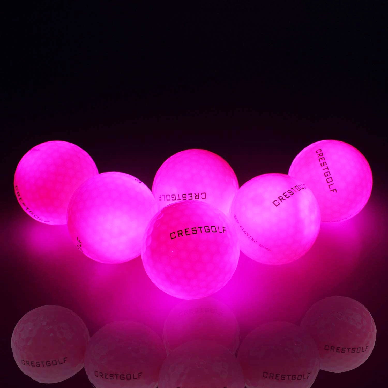 Glow In the Dark Golf LED Training Balls-6pcs